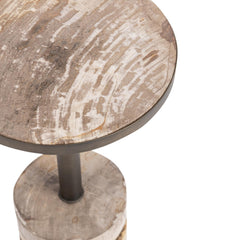 Malta Natural Small Accent Table - Ornate Home