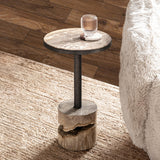 Malta Natural Small Accent Table - Ornate Home