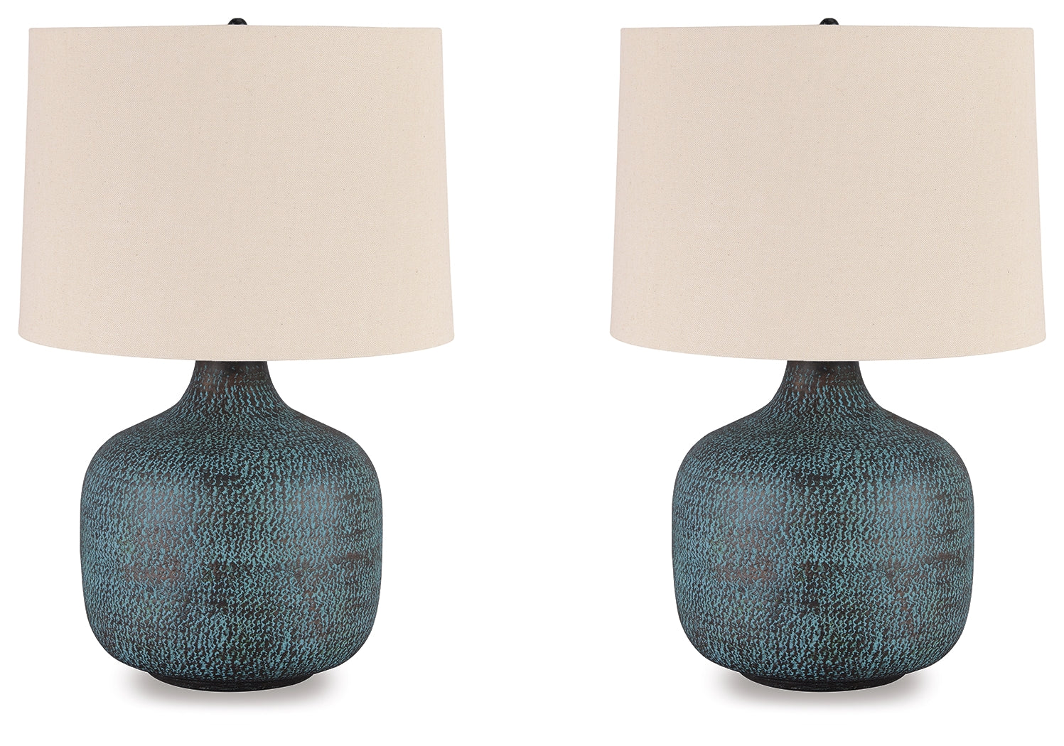 Malthace Patina Table Lamp (Set of 2) - Ornate Home