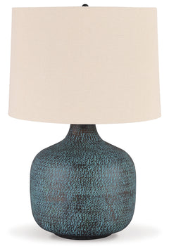 Malthace Patina Table Lamp (Set of 2) - Ornate Home