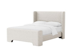 Malvern Taupe Queen Bed - Ornate Home