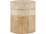 Malvina Natural Side Table - Ornate Home