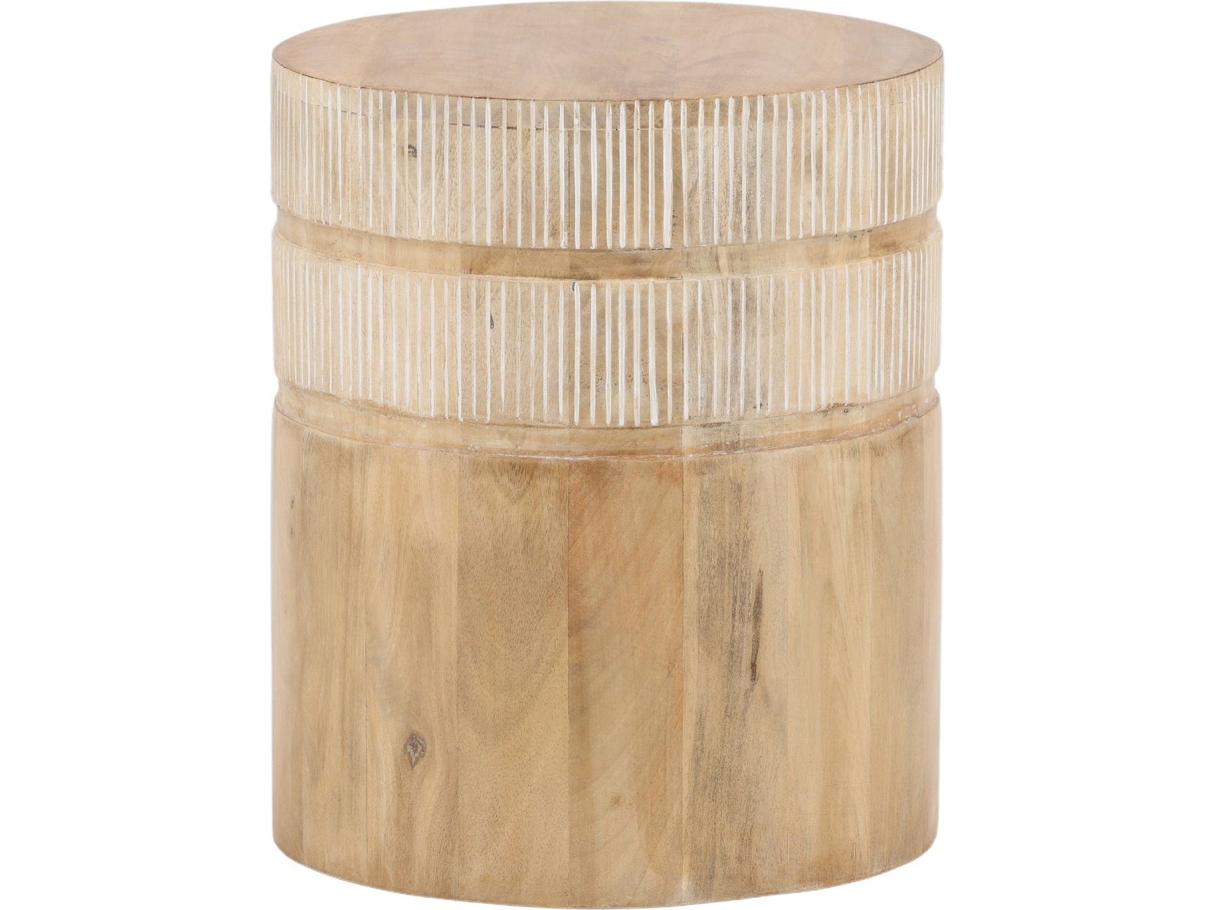 Malvina Natural Side Table - Ornate Home