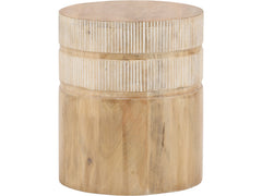 Malvina Natural Side Table - Ornate Home