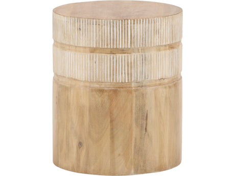 Malvina Natural Side Table - Ornate Home