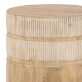 Malvina Natural Side Table - Ornate Home