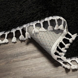 Mampurog Black Shag Rug - Clearance - Ornate Home