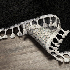 Mampurog Black Shag Rug - Clearance - Ornate Home
