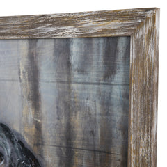 Man'S Best Friend Black/Brown Wall Art - Ornate Home