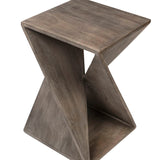 Manah Brown Side Table - Ornate Home