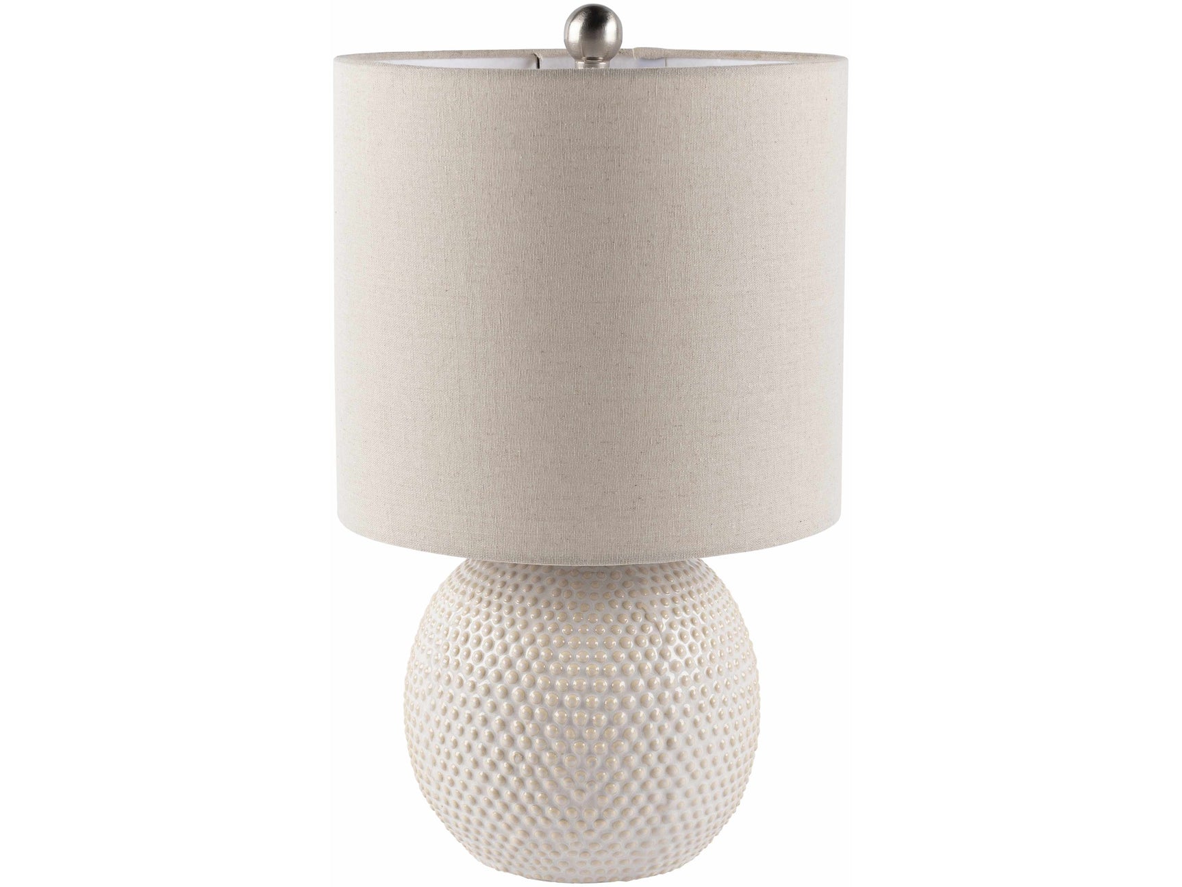Manaloal Beige Textured Table Lamp - Ornate Home