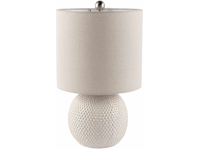 Manaloal Beige Textured Table Lamp - Ornate Home