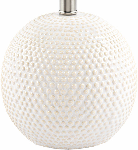 Manaloal Beige Textured Table Lamp - Ornate Home