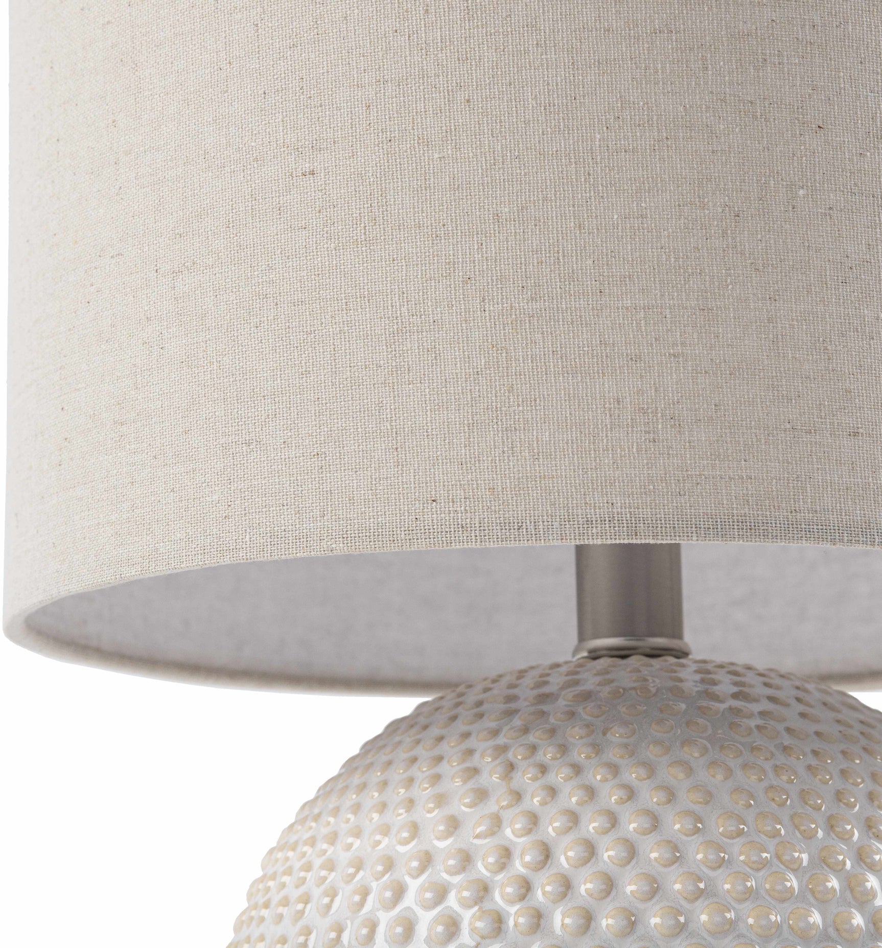 Manaloal Beige Textured Table Lamp - Ornate Home
