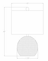 Manaloal Beige Textured Table Lamp - Ornate Home