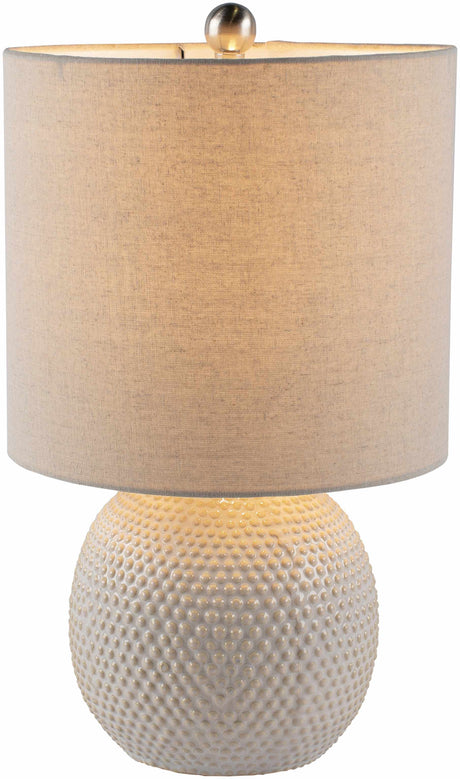 Manaloal Beige Textured Table Lamp - Ornate Home