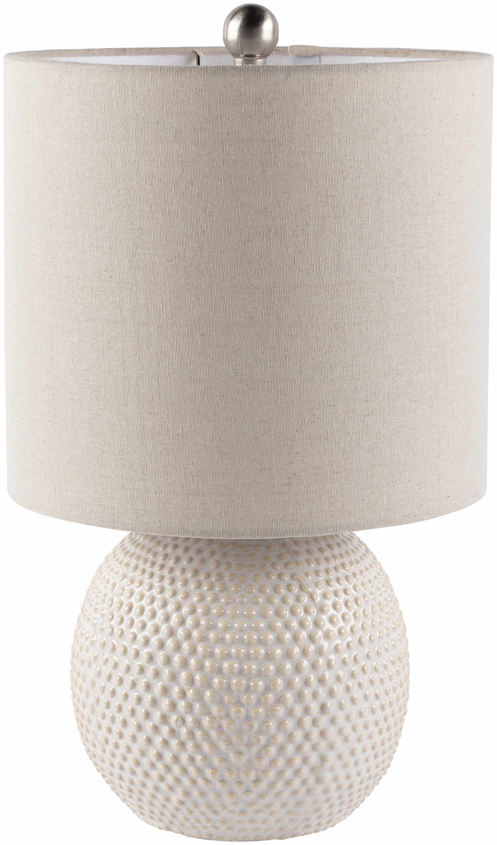 Manaloal Beige Textured Table Lamp - Ornate Home
