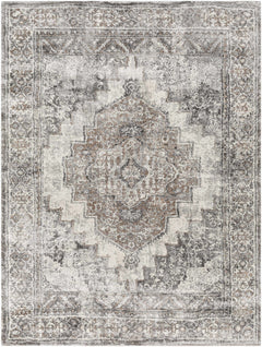 Manaring Charcoal Luxe Thick Area Rug - Clearance - Ornate Home