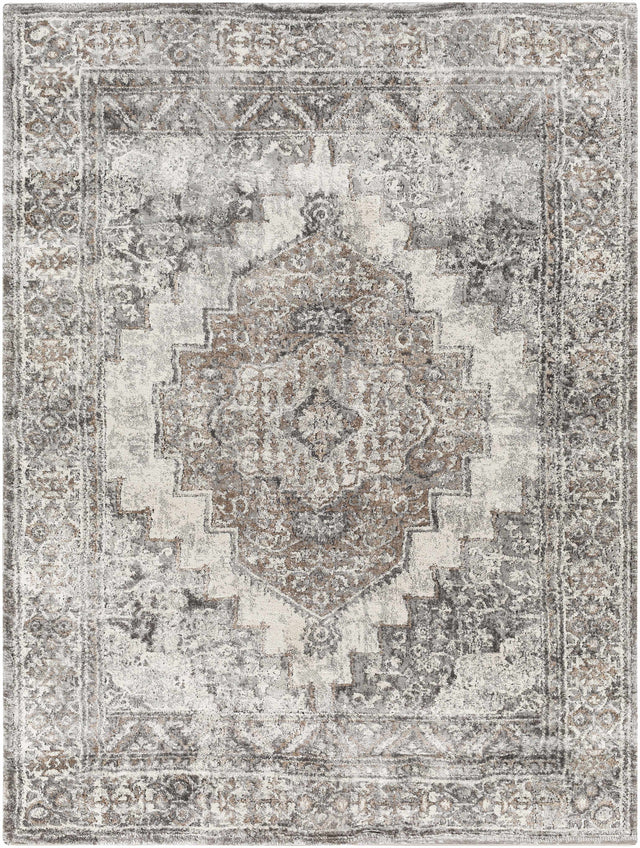 Manaring Charcoal Luxe Thick Area Rug - Clearance - Ornate Home