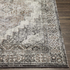 Manaring Charcoal Luxe Thick Area Rug - Clearance - Ornate Home
