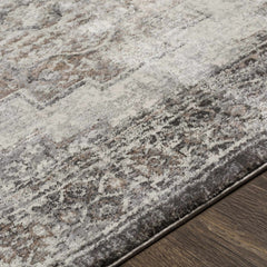 Manaring Charcoal Luxe Thick Area Rug - Clearance - Ornate Home