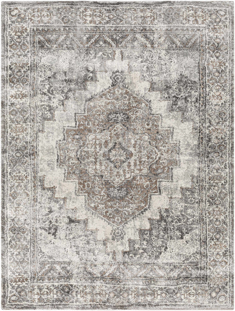 Manaring Charcoal Luxe Thick Area Rug - Ornate Home