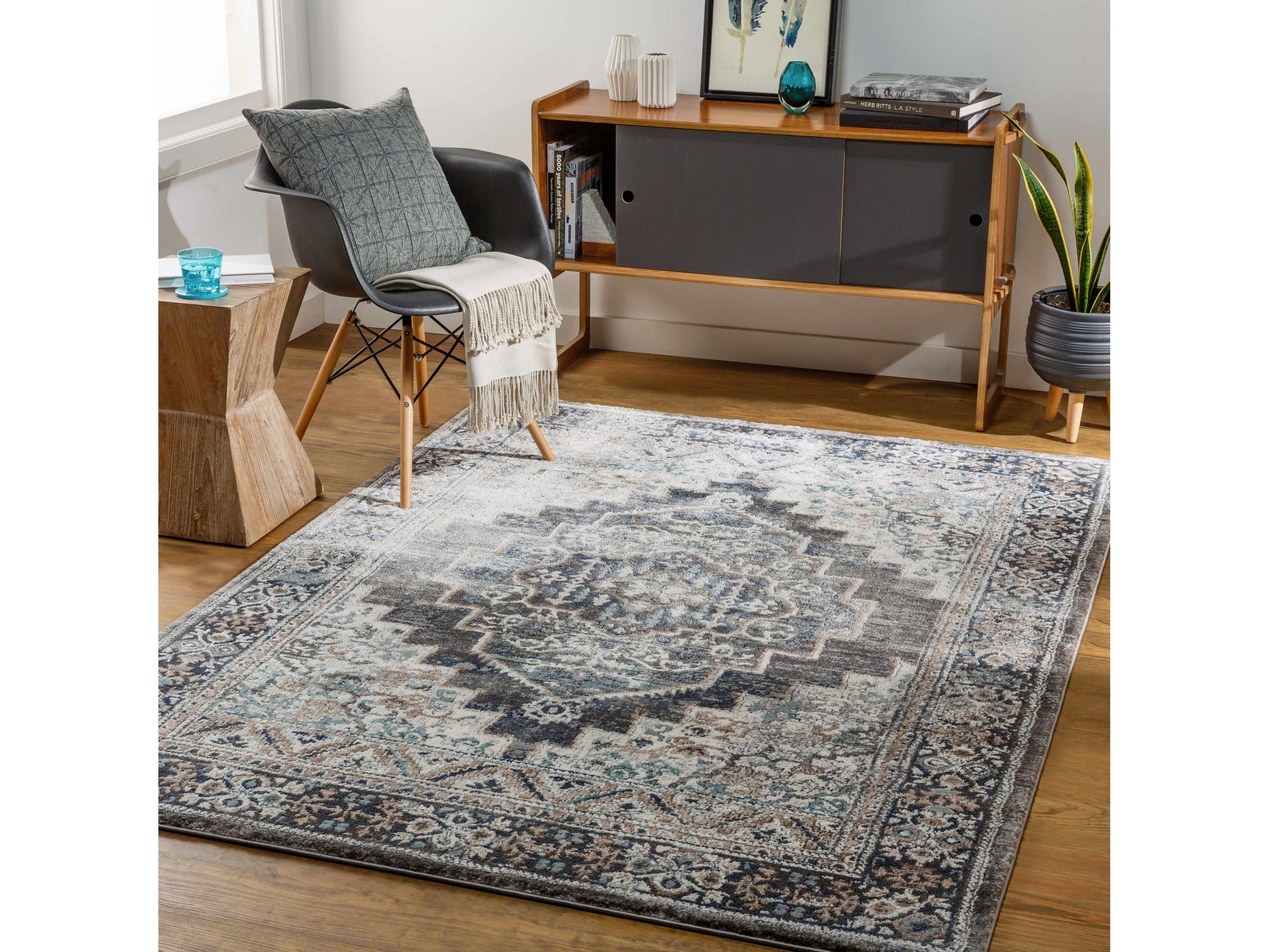Manaring Luxe Thick Area Rug - Ornate Home