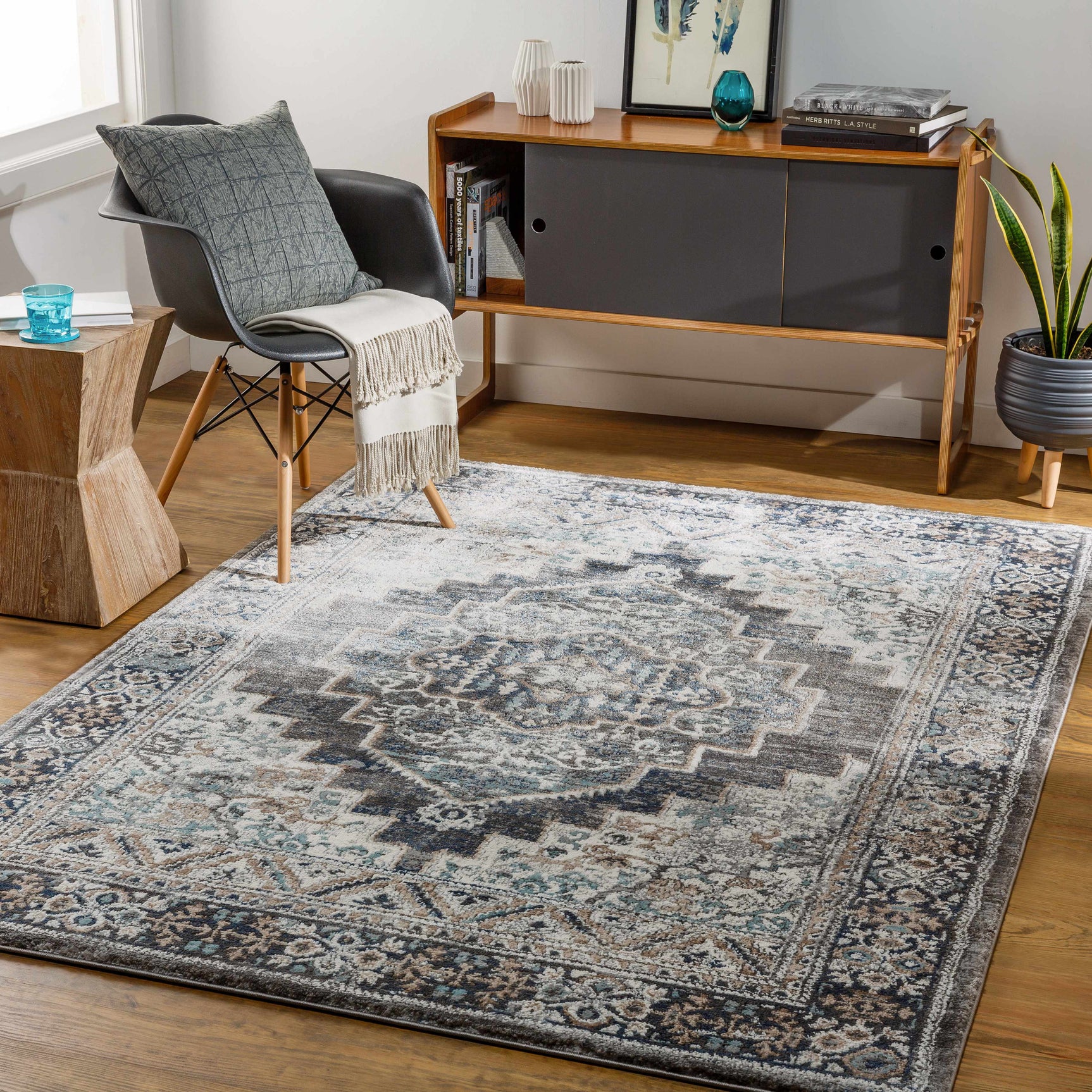 Manaring Luxe Thick Area Rug - Ornate Home