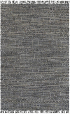 Manby Black Jute&Wool Area Carpet Area Rug - Clearance - Ornate Home