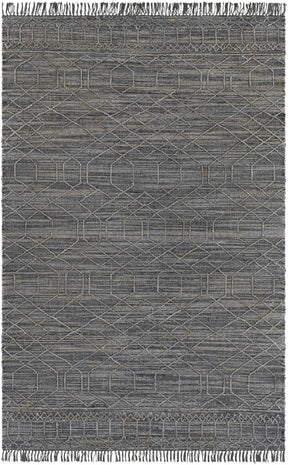 Manby Black Jute&Wool Area Carpet Area Rug - Clearance - Ornate Home