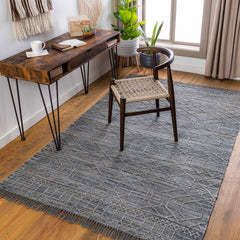 Manby Black Jute&Wool Area Carpet Area Rug - Clearance - Ornate Home