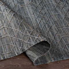 Manby Black Jute&Wool Area Carpet Area Rug - Clearance - Ornate Home