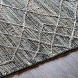 Manby Black Jute&Wool Area Carpet Area Rug - Clearance - Ornate Home