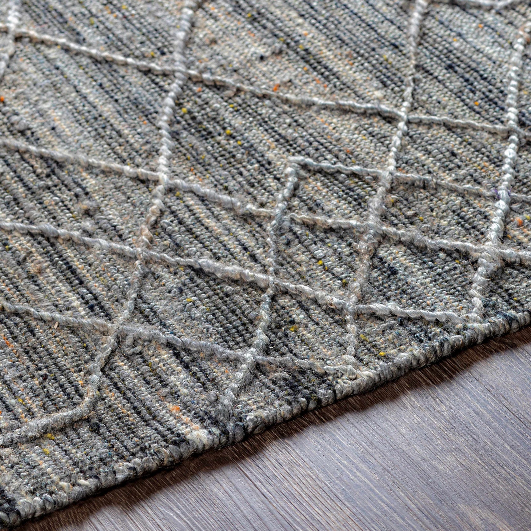 Manby Black Jute&Wool Area Carpet Area Rug - Clearance - Ornate Home