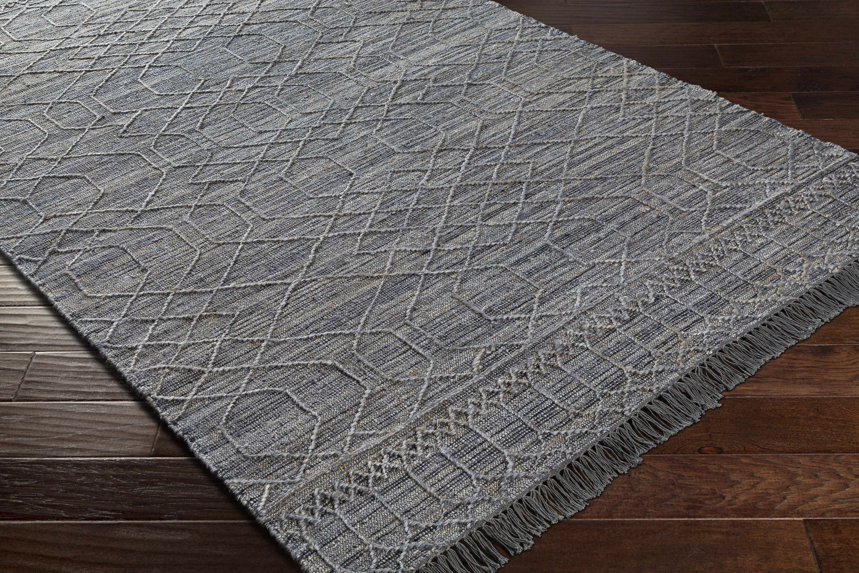 Manby Black Jute&Wool Area Carpet Area Rug - Clearance - Ornate Home
