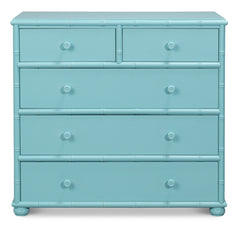 Manchester Blue 5 Drawer Chest - Ornate Home