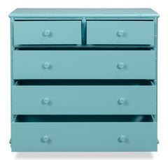 Manchester Blue 5 Drawer Chest - Ornate Home