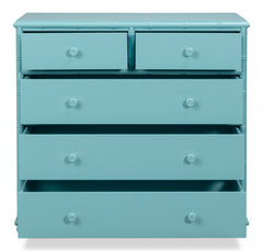 Manchester Blue 5 Drawer Chest - Ornate Home
