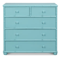 Manchester Blue 5 Drawer Chest - Ornate Home
