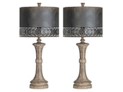 Manchester Brown Table Lamp (Set of 2) - Ornate Home