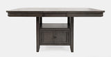 Manchester Grey High/Low Rect. Counter Dining Table w/ 4 Stools - Ornate Home