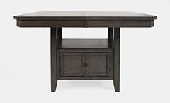 Manchester Grey High/Low Rect. Counter Dining Table w/ 6 Stools - Ornate Home