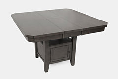 Manchester Grey High/Low Sq. Dining Table - Ornate Home