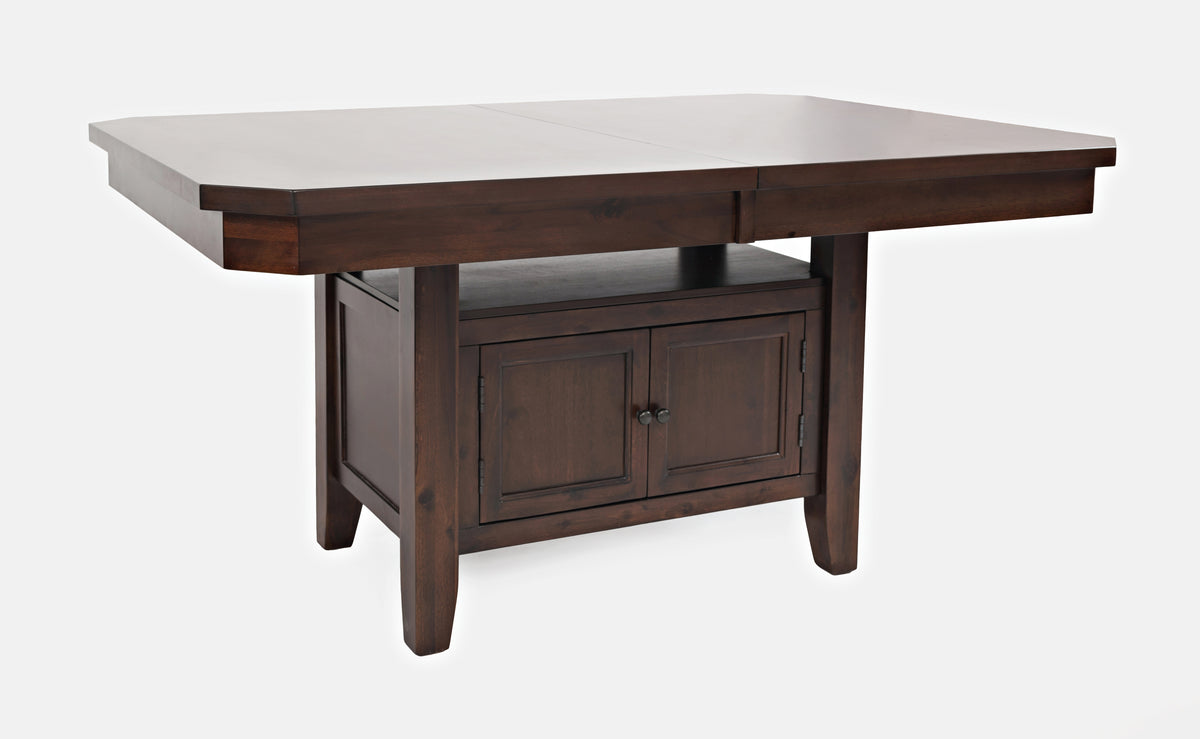 Manchester Merlot Rect. High/Low Ext Dining Table - Ornate Home