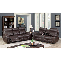Manda Dark Brown Loveseat - Ornate Home