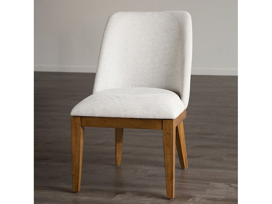 Mandal Chestnut/White Side Chair (Set of 2) - Ornate Home