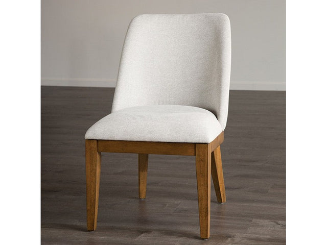 Mandal Chestnut/White Side Chair (Set of 2) - Ornate Home