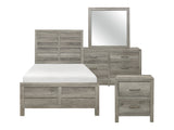Mandan Gray 4-piece Twin Bedroom Set - Ornate Home