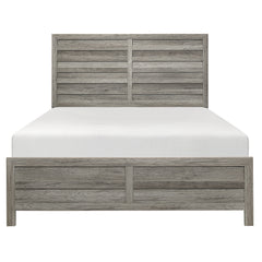 Mandan Weathered Gray 5-Piece Queen Bedroom Set - Ornate Home