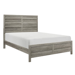 Mandan Weathered Gray 5-Piece Queen Bedroom Set - Ornate Home